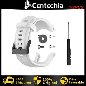 1/2PCS Silikonski Watchband Za Suunto 5 Zapestje Trak na Prostem Smartwatch Mehko Band Dihanje Zamenjava Suunto5 Dodatki