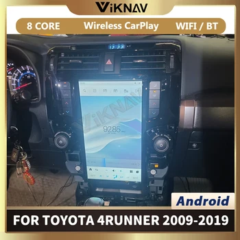 13.6 Palčni Avtomobilski Stereo Radio Za Toyota 4Runner 2009-2019 Android, GPS Navigacija Multimedia Carplay Igralec Vodja Enote Google radio