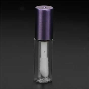 15Pcs Mini Prazno Lip Gloss Cev 1.2 ml Vžigalnike Ustnice Glaze Steklenice Sojenja Pakirani Lip Gloss Vzorec Posode z Gumijastim Zamaškom,