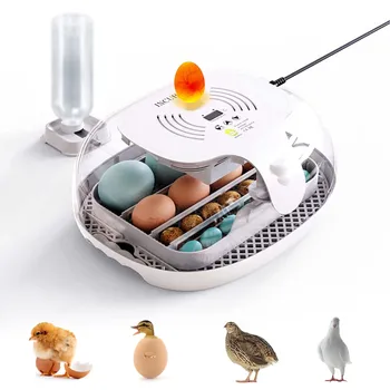 16 Jajca Inkubator s Samodejnim Jajce Obračanja Vode Poleg Nadzor Temperature Perutnine, Valilna Inkubator Stroj