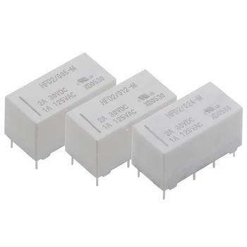 1PCS HFD2 005-M HFD2-012 024-M Monostable Mini Rele 8-pin 1A125VAC