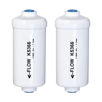 2 Kos Zamenjava Fluorid Vodni Filter K5366 Združljiv s Težo Vode, Filtriranje Sistem za Čiščenje Elementov