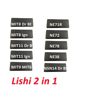 2 V 1 Lishi Orodje NE72 MIT8 MIT11 Lishi 2v1 NSN14 NE78 NE38 MIT9 Dr Bt Ign vžiga Locksmith Orodja