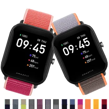 20 MM Najlon Zanke Trakov Za Xiaomi Huami Amazfit GTS 2E/GTS 2 Mini Smart Watch Pasu, Ženske Zapestnice Za Amazfit Bip S U Pro Lite