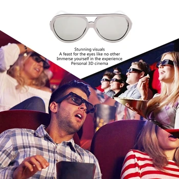 3D Očala Krožne Polarizirana Non-Utripa, Pasivni 3D Eyewears za Reald Format Kinematografih/Pasivni Polarizirana 3D Očala