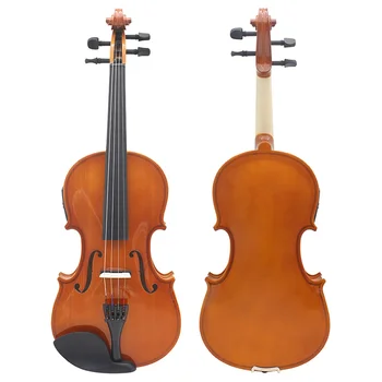 4/4 Akustični Violino Masivnega Lesa EQ Akustična Električna Violina Violina Z ohišjem, ki je Lok Dodatki Strokovno Strunska glasbila