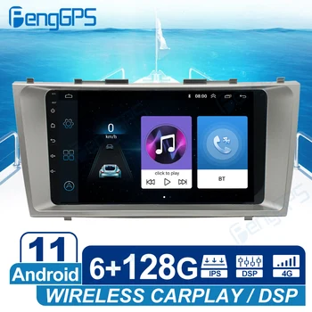 9.1 Palec 6+128GB Android 11.0 Za Toyota Camry 2009 Z Navigacijo GPS WIFI 4G DSP Avto DVD Autoradio Multimedijski Predvajalnik glavne enote