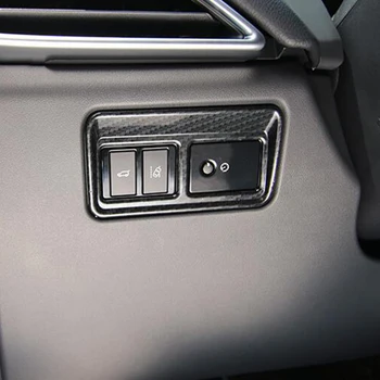 ABS Chrome Zadnja Vrata Stikalo za Nadzor Gumb Plošča Pokrov Trim Avto-Styling Za Jaguar XF XE XFL F-TEMPO 2016 2017 2018 dodatki