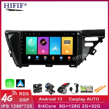 Android 13 Za Toyota Camry 8 XV 70 2017-2020 Carplay Multimedijski Zaslon Stereo Radio, Video Predvajalnik, TV, Avto, GPS Navigacija