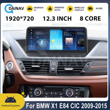 Avtomobilski Stereo sistem Android 12 Za BMW X1 (E84 CIC 2009-2015 GPS Navigacija radio Avto Multimedijski Predvajalnik, Google Carplay Avdio Vodja ENOTE