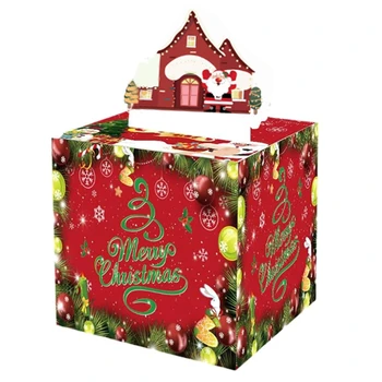 Božič Polje Zabavno Denar Darilo Božično Denar Box Set S 30 Pregleden Torbe, Odlično Presenečenje Za Otroke & Odraslih