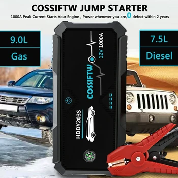 COSSIFTW OEM ODM meri 12V 1000A sili avto jump starter kondenzator avto jump starter prenosni USB hitro polnjenje