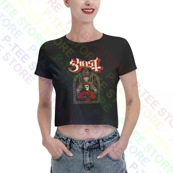 Duh Kardinal Copa Papa Emeritusblack Metal Band Ženske Obreži Zgoraj T-shirt Tee Najboljše Bombaž Premium Udobna Ženska Majica