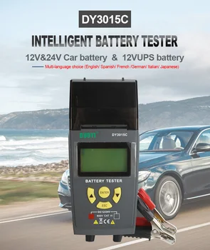 DUOYI DY3015C Avtomobilske Baterije Tester Zmogljivost Baterije Življenje Notranja Upornost Začeti Polnjenje 24V Tester