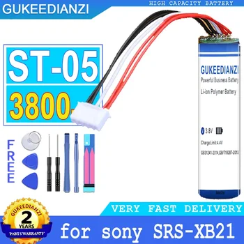 GUKEEDIANZI Baterija za Sony SRS-XB21, ST-05, ST-05S, Bluetooth Zvočnik, Velike Baterije, 3800mAh