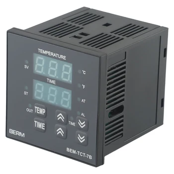 Heat tiska Stroj Digitalni Termostat UG-TCT-7B-KV AC 100-240V Integrirani Digitalni Prikaz Temperature Krmilnik