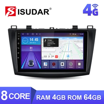 ISUDAR W68 Android 10 avtoradia Za Mazda 3 2010 2011 2012 2013 Avto Multimedijski Predvajalnik, GPS Auto Stereo Sistem Fotoaparata Carplay 4G
