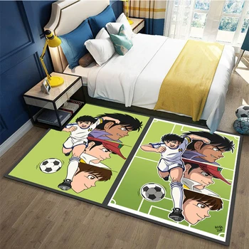Japonski nogometni anime igralec natisnjeni preprogo,modi in ljubka spalnica,dnevna soba,otroška območje za prosti čas,ne zdrsne talna obloga