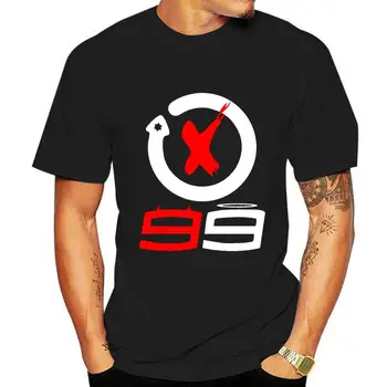 Jorge Lorenzo 99 Logo Majica S Kratkimi Rokavi Moški T-Shirt Kul Black Poletnih Oblačil Po Meri Racer Vrhovi Moto Biker Tee Bombaž Tshirt