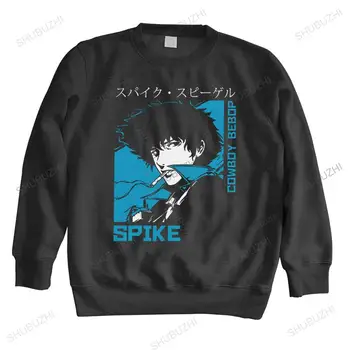 Klasična 90. letih Anime Cowboy Bebop majica Moški dolg rokav Spike Spiegel Grafični hoodie Čisto Manga sweatshirts Oblačila Darilo