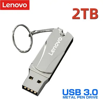 Lenovo USB 3.0 Pen Drive Kovinski Flash Disk High Speed USB Flash Disk 1TB 512GB 128GB 256GB 2 Tb Usb OTG Pendrive Za Laptop/PC