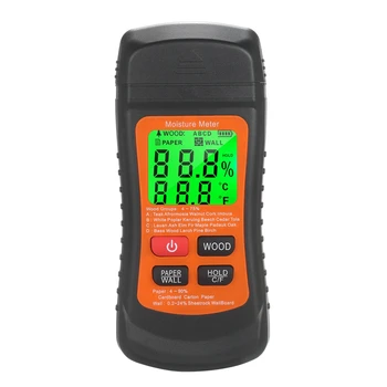 Les Vlago Meter Papir Steno Higrometer Digitalni Vlažnost Temperatura Tester Lesa Vlažno, Uporabite Detektor