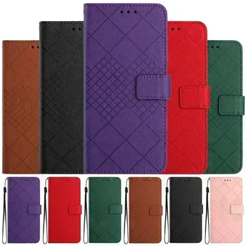 Luksuzni Predalčni Skladu Barva Primeru Za Xiaomi Poco M6 Pro Flip Primeru Telefon Za Xiomi PocoM6 M 6 Pro Imetnik Denarnice Usnja Kritju