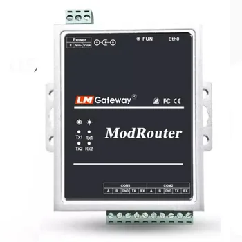ModRouter-201 2*rs485 Modbus Usmerjevalnik ModbusRTU, da ModbusTCP Protokol pregleden prenos,spletne strani za konfiguracijo