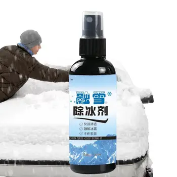 Okno Deicer Spray 100 ml Močan Hitro Taljenje Snega Čistilo Avto Dodatki Za hitro Taljenje Ledu Na Steklo Izpušne Cevi