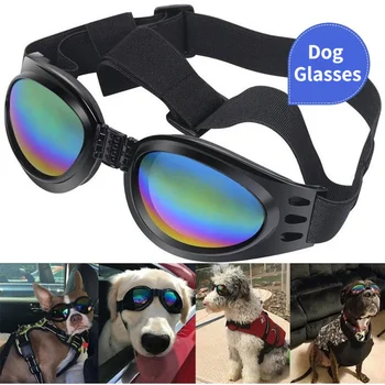 Pes Očala za Velike Pse Nastavljiv Pes sončna Očala na Prostem Psa, sončna Očala Nove Hišne Potrebščine Velik Pes Očala