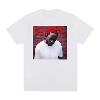 PREKLETO Kendrick Rapper Hip Hop Vintage T-majica Bombaž Moški majica s kratkimi rokavi Novo Tee Tshirt Womens Vrhovi