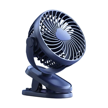 Prenosni Posnetek Fan 4-stopenjski Tiho Prostem, Potovanja Mizo Fan 360° Obračanje Osebnih Hladilni Ventilator Ventilator za Spalnico Urad L9BC