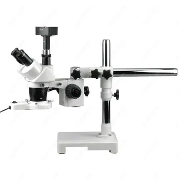 Stereo Boom Mikroskopom--AmScope Dobave 20X & 40X Stereo Boom Mikroskopom + Fluorescentna Svetloba + 1.3 MP Kamera SW-3T24-FRL-MT
