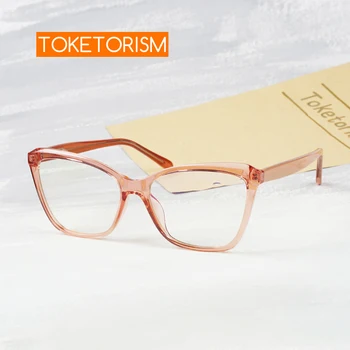 Toketorism Stilsko Anti Modra ženska Očala na Recept Očala Okvir Modni Očala 6002