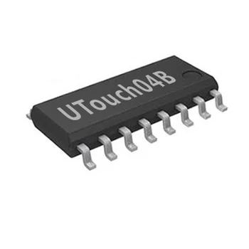 UTouch04B štiri gumb dotik IC kapacitivni zaslon na dotik gumb čip 4 štiri-kanalni dotik senzor