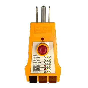 Varnostni Tester 305B Vtičnico električno Vtičnico Tester Napetosti, Detektor Electroscope Napak Ročni Check LED Luči
