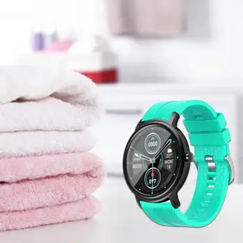 VROČE PRODAJO!!! 20 mm Nastavljiv Vodotesno Silikonsko Manšeta Watch Traku Primerna za Xiaomi-Mibro Zraka