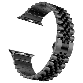 Za Apple Watch Metal Band iz Nerjavečega Jekla, Trak Za IWatch 6 44 mm 40 mm 42mm 38 mm Zapestnica Watchbands razredi