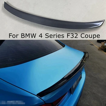 Za BMW 4 Serija F32 Coupe 428i 435i 3D-Slog Ogljikovih Vlaken Zadnji Spojler Trunk Krilo 2014-2020 FRP Sijajni Črni Kovani Ogljikovega